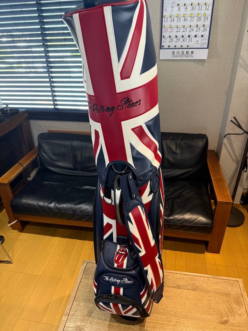 【超美品】ローリングストーンズ キャディバッグ ユニオンジャック　ツアー