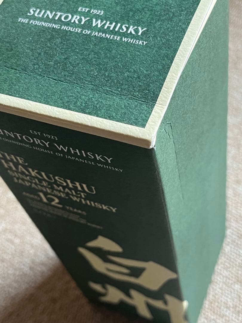 Hakushu 12年 シングルモルトウイスキー 6本セット　白州