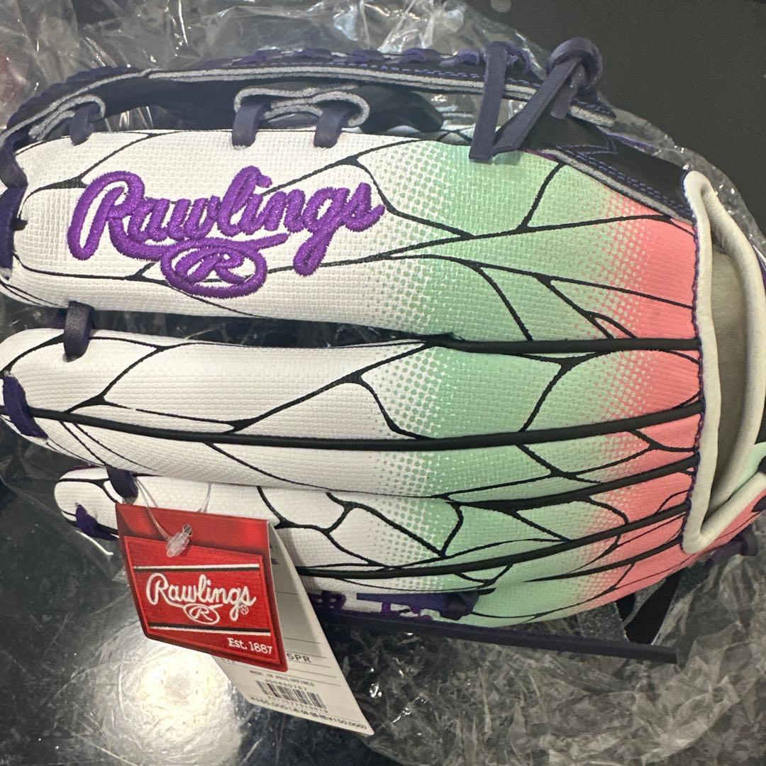 非売品　鬼滅の刃 Rawlings 硬式グローブ　胡蝶しのぶモデル