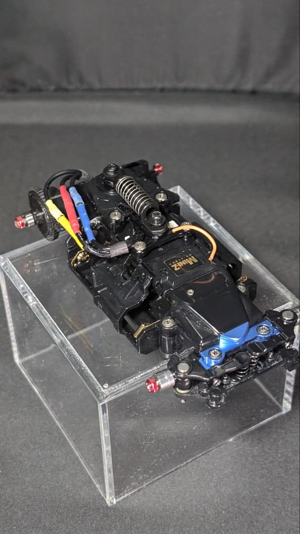 京商　ミニッツ　MR-03EVOシャーシ　中古　青モーター、レシーバー付き