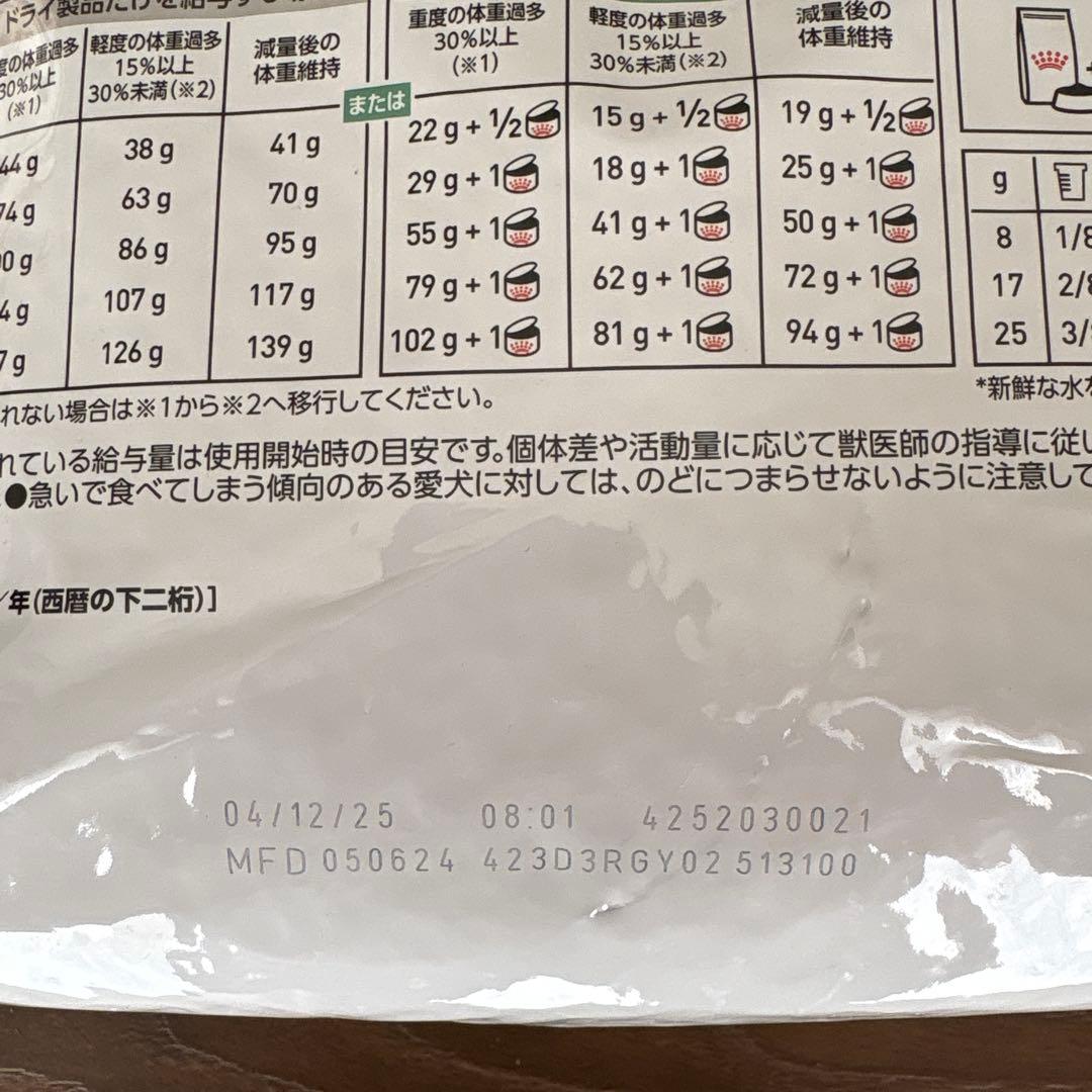  CANIN ロイヤルカナン満腹感サポート 小型犬用 S 3kg×2袋