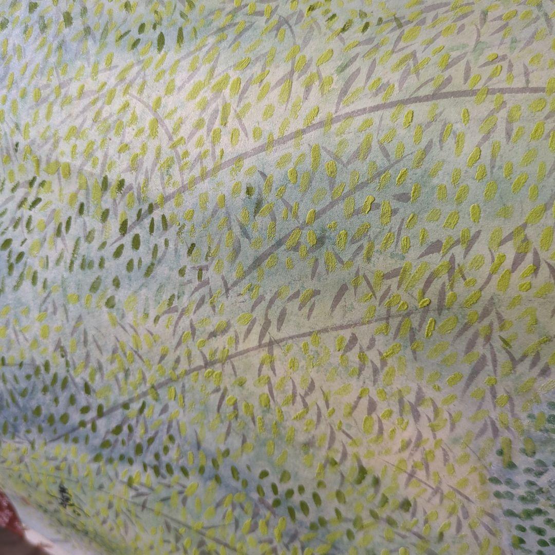 掛け軸 桜 さくら 肉質 掛軸 春 景色 壁掛け 在銘 大型