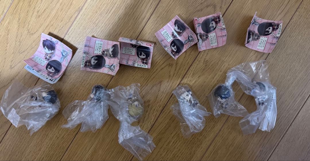 【全6種】進撃の巨人 つまんでつなげてますこっと