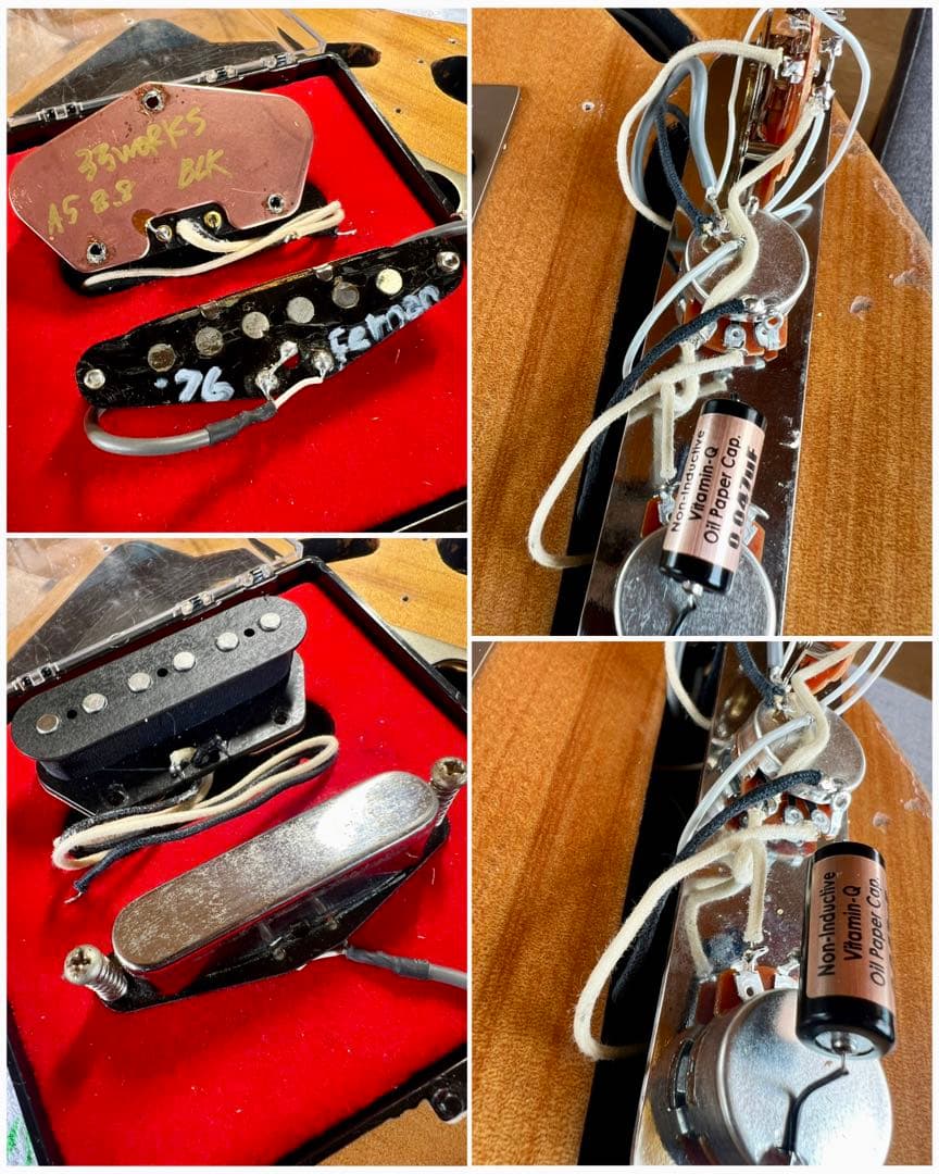 ハードレリックテレキャスタータイプ/フローティングトレモロ×アルニコピックアップ