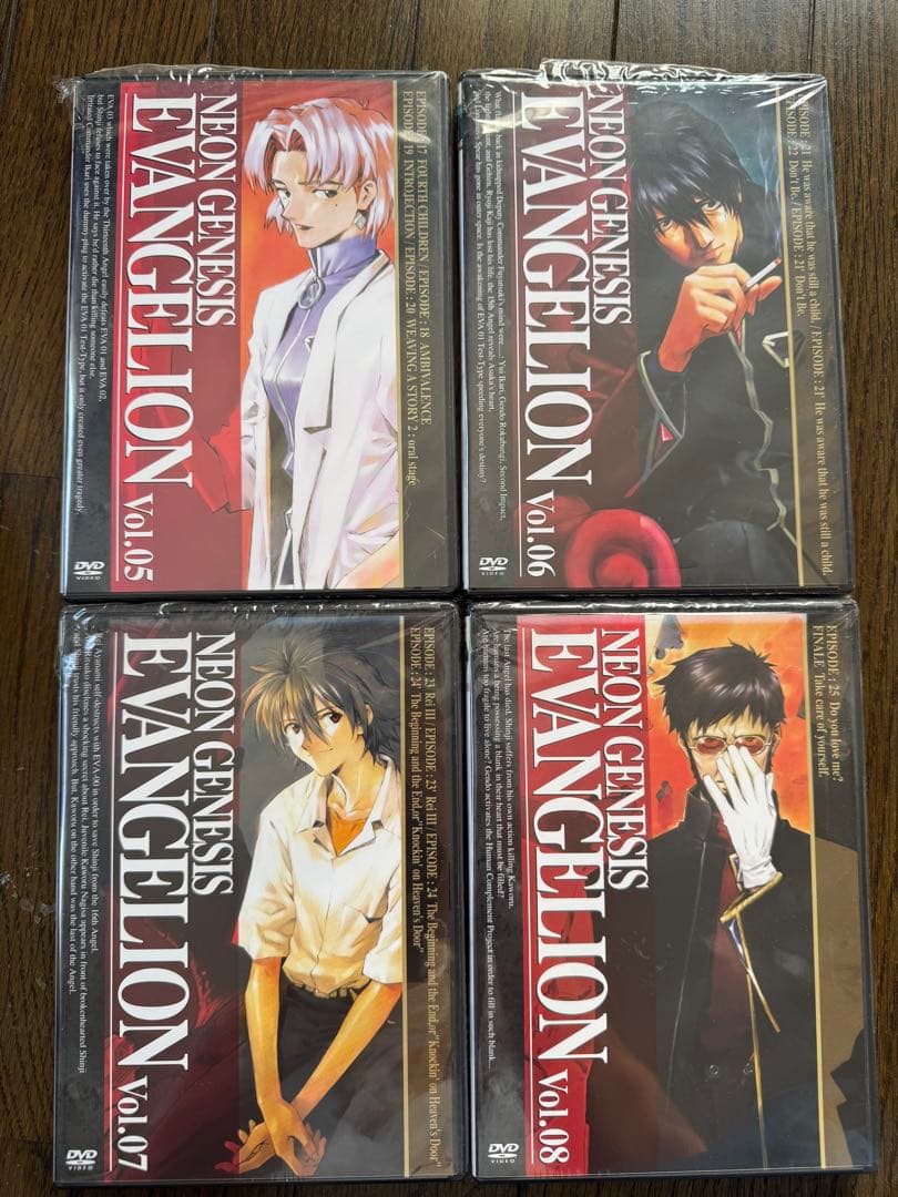 エヴァンゲリオンコミック1～12巻＋1冊★DVDVol.1～8＋1枚★セット売り