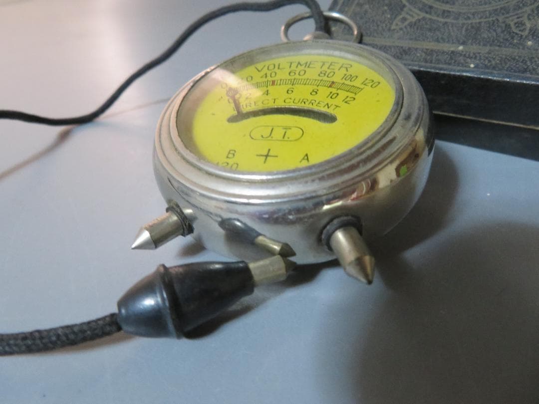 ◆245◆【レア】Vintage volt meter ボルトメータ－ ラジオ