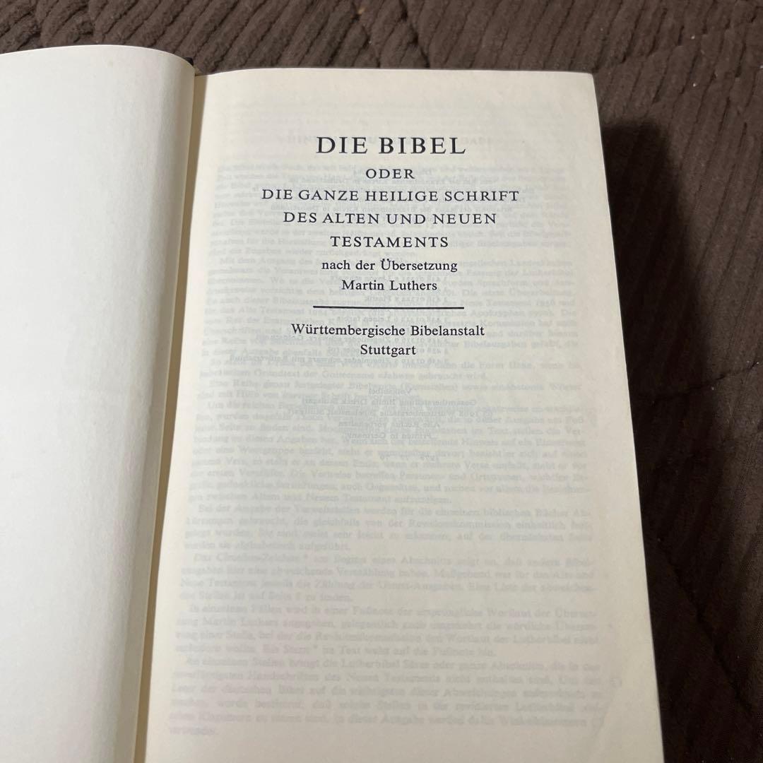DIE BIBEL マルティン・ルター訳　古書