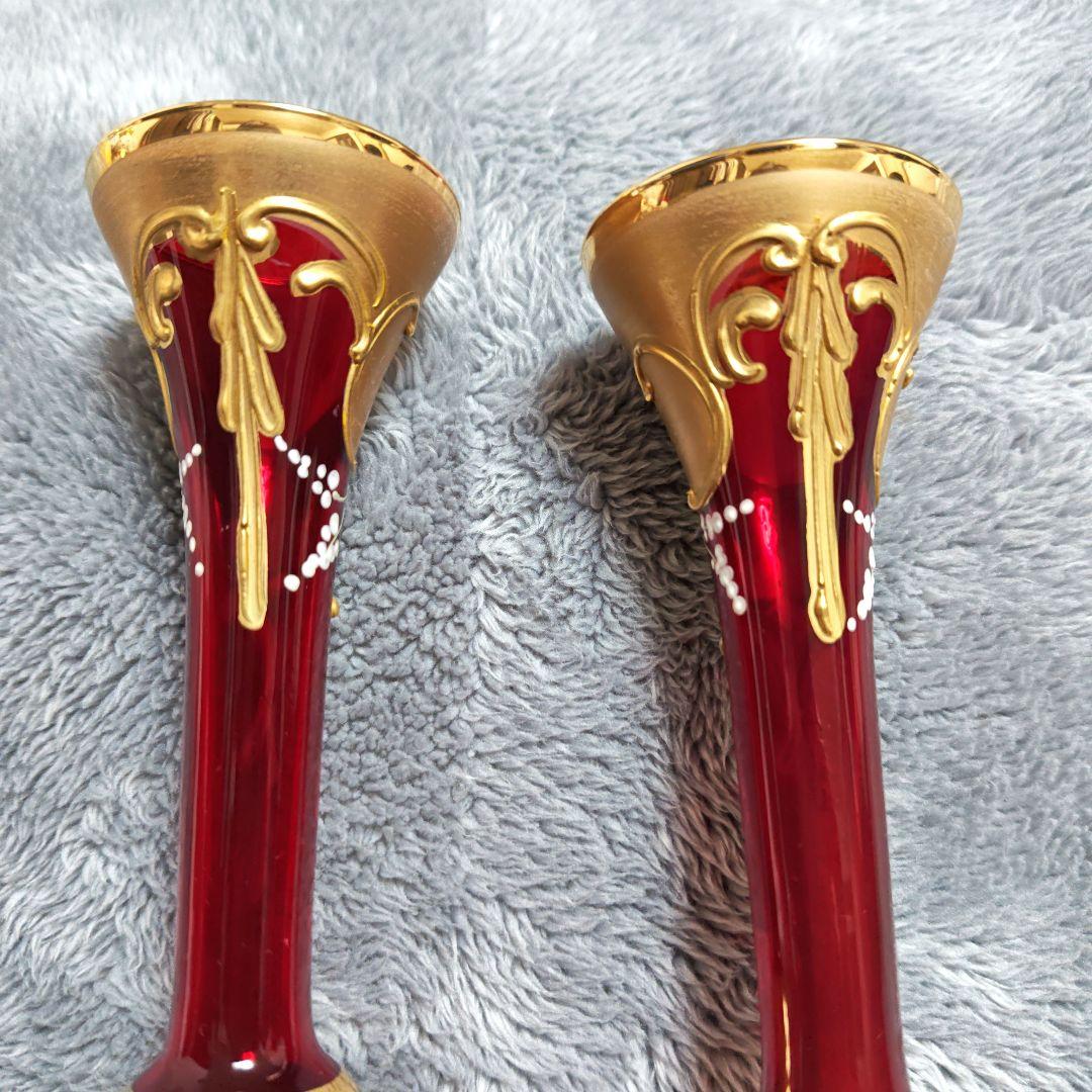 Murano ムラーノ　イタリア製 ベネチアンガラス 花瓶　希少　アンティーク