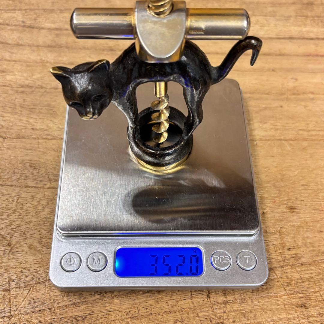 vintage MONOPOLE モノポール黒猫 ワインオープナー