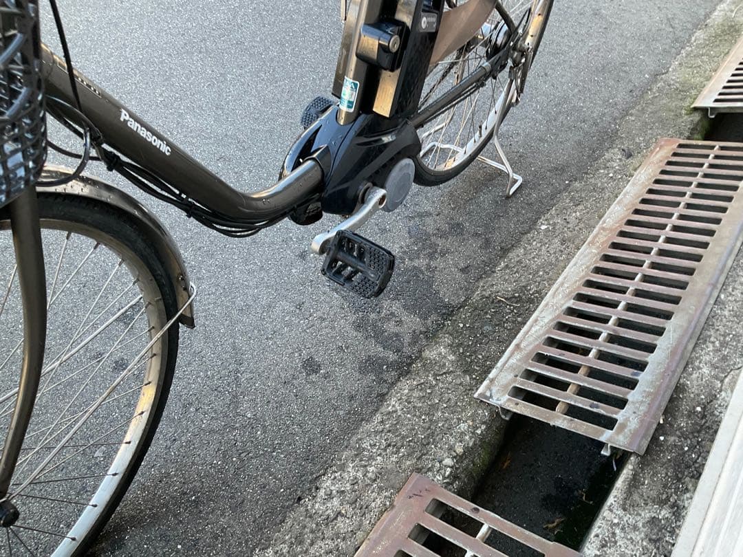 パナソニック最新機種電動アシスト自転車viviDX26インチグレー系ボディー