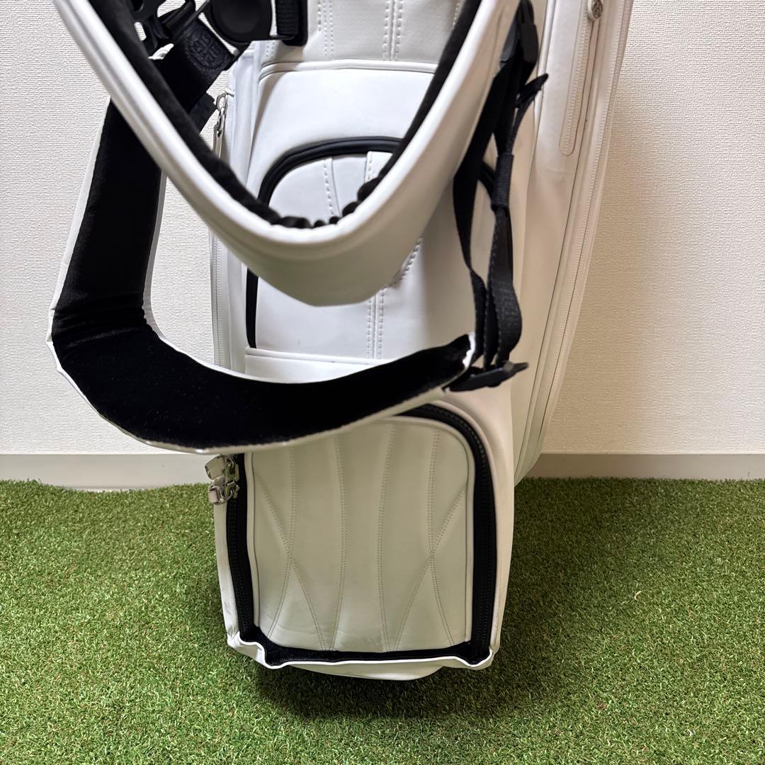 G/FORE × VESSEL キャディバッグ ホワイト 9型 スタンド破損