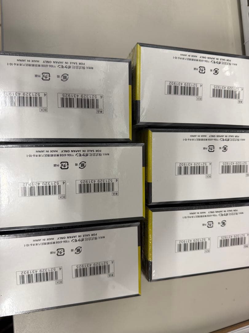 シュリンク付きポケモンカードMEGA ハイクラスパック　ドリーム ex 6BOX