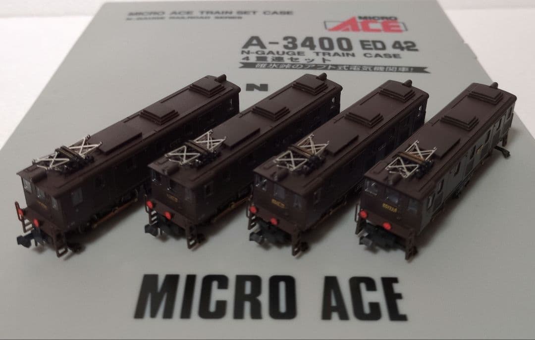 鉄道模型 ED42 4重連 碓氷峠 アプト式電気機関車