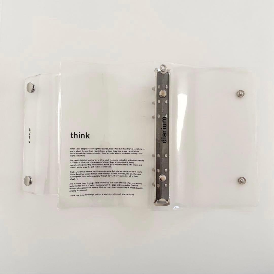 早い者勝　韓国　貯金　バインダー　カバー　A6 diarium No.1-1