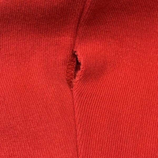 80s 当時物 CANON ラガーシャツ 襟付き ロンT 両面プリント キャノン