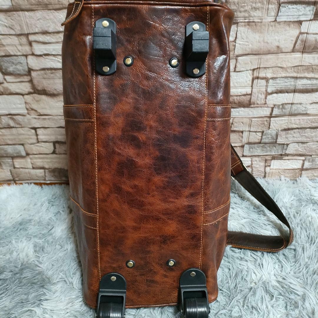 牛革 本革 大容量 3way キャリー ボストン ビジネス バック 出張 旅行