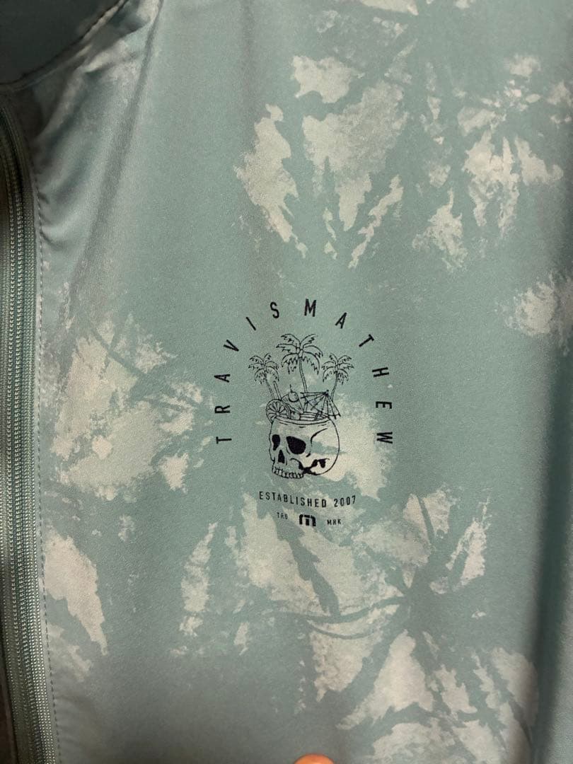 春物【トラヴィスマシュー】ライトジャケット Ｌサイズ ブルー