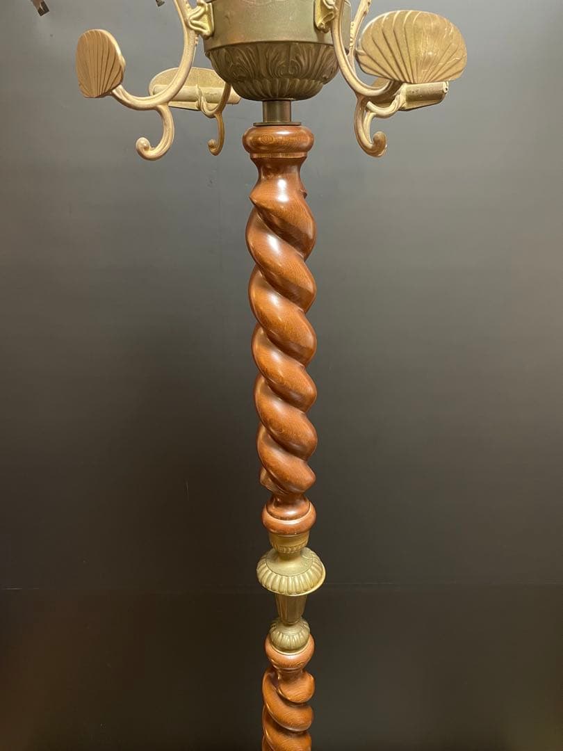 アンティーク　イタリア製　ポールハンガー　ポールスタンド　コートハンガー