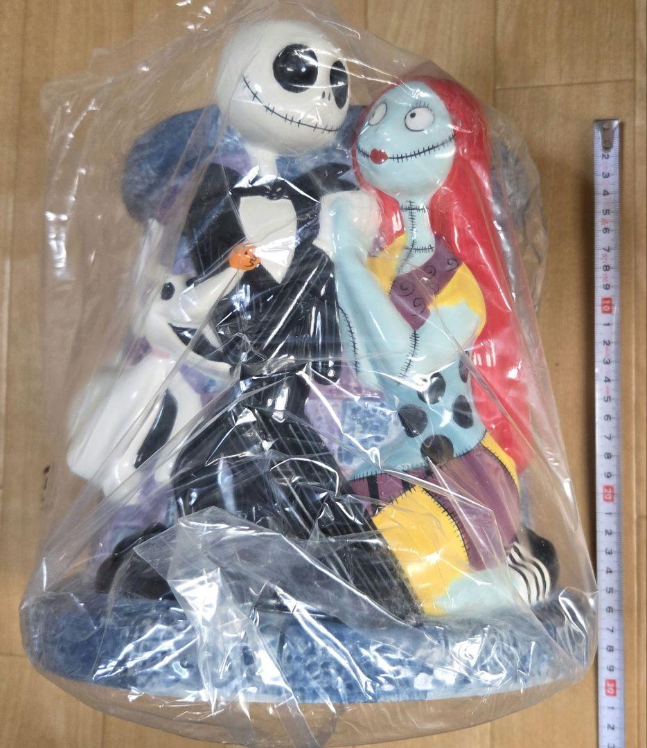 20年もの未使用　ナイトメアビフォアクリスマス　ジャックとサリーのクッキージャー