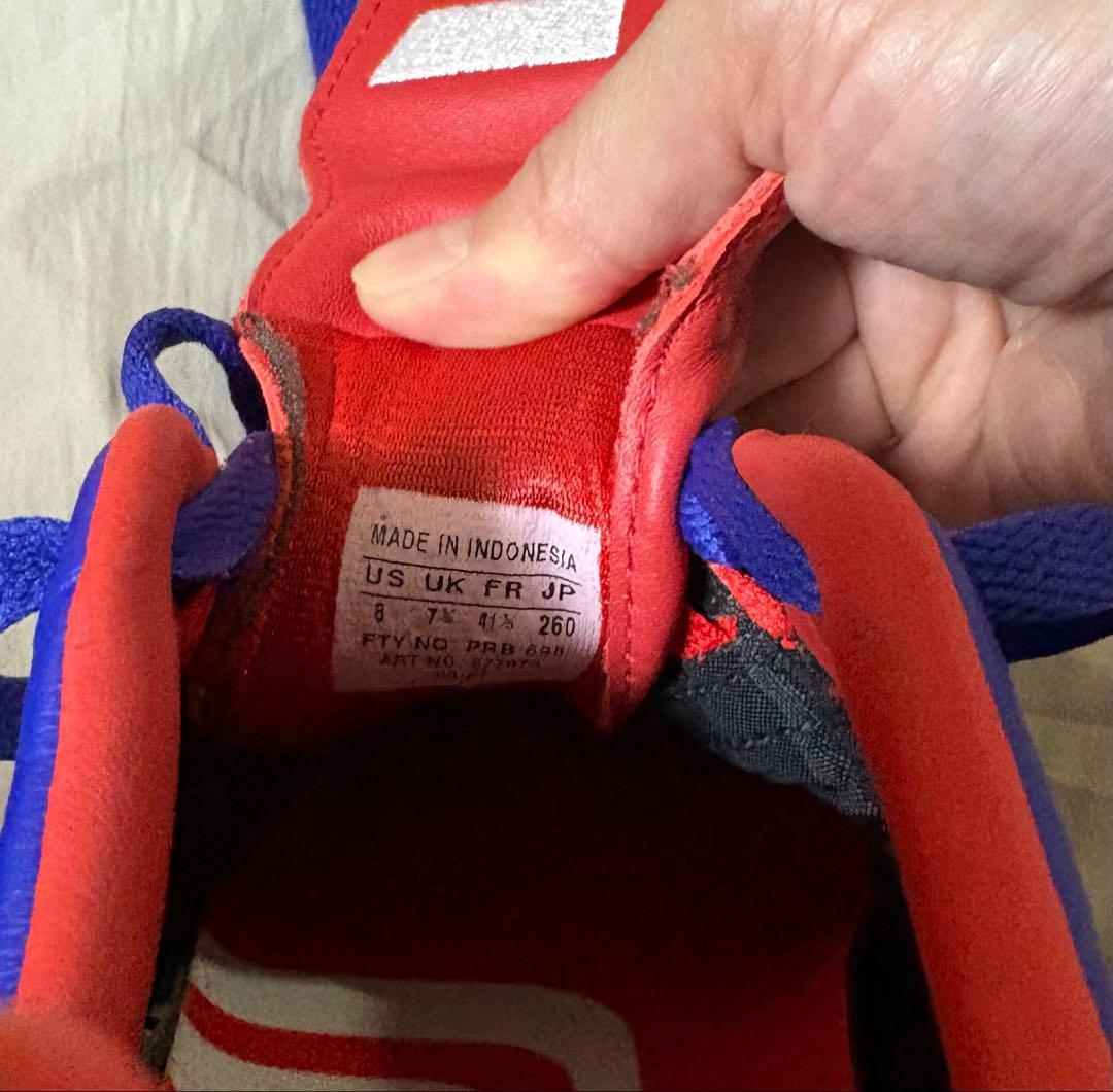 adidas プレデターTRX FGサッカーシューズ 26.0cm 青赤