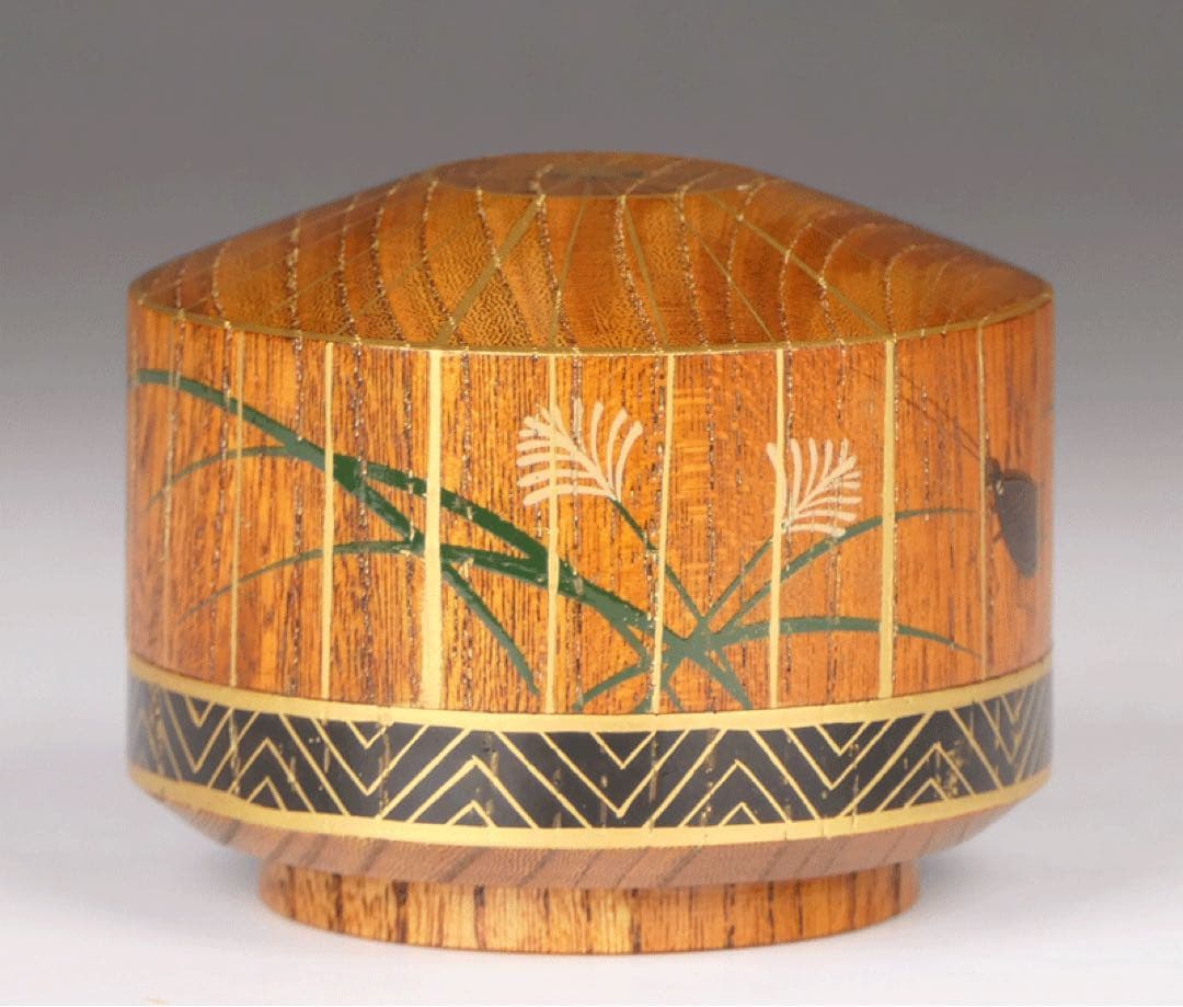 【駒澤利斎作 虫籠香合】 淡々斎 茶道具 裏千家 骨董 民藝 民芸 柳宗悦