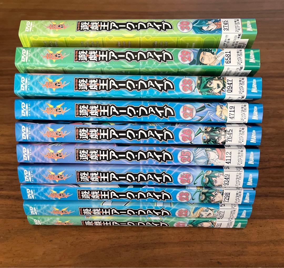 【ジャケットなし】遊☆戯☆王 ARC-Ⅴ DVD 全37巻　遊戯王アークファイブ