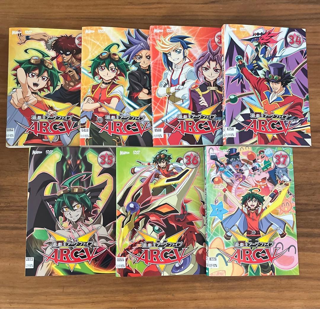 【ジャケットなし】遊☆戯☆王 ARC-Ⅴ DVD 全37巻　遊戯王アークファイブ