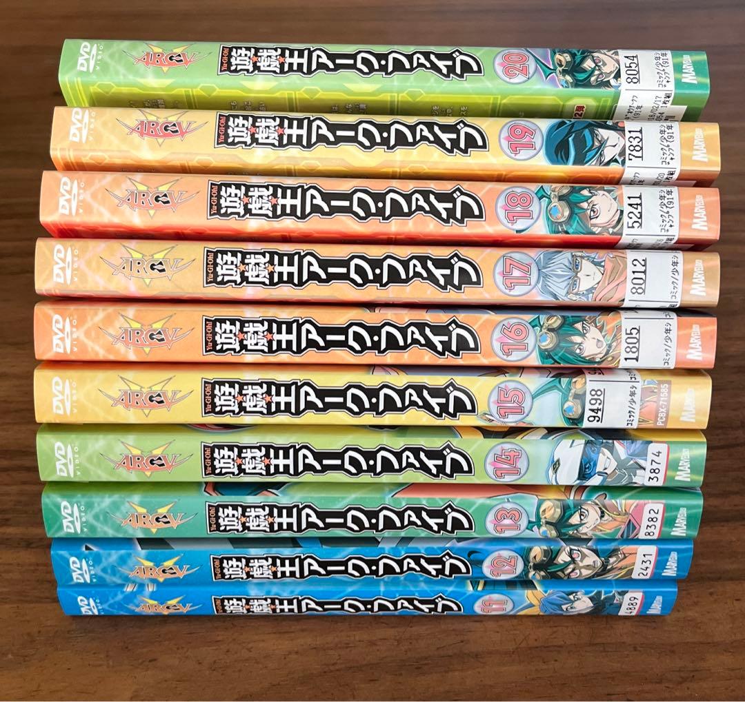【ジャケットなし】遊☆戯☆王 ARC-Ⅴ DVD 全37巻　遊戯王アークファイブ
