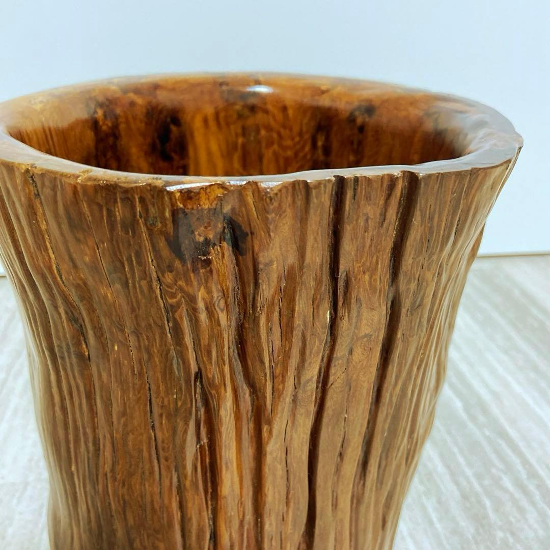 屋久杉　 花器　花瓶　置物　入れ物