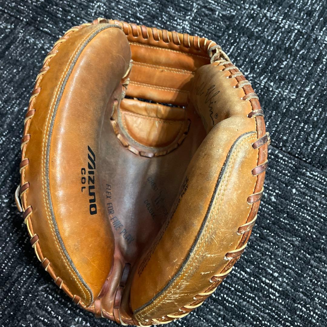 旧ミズノ キャッチャー ミット ワールドウィン 希少！