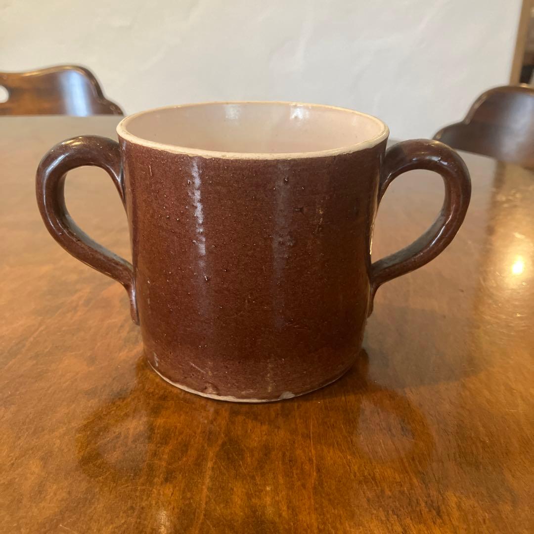 フランスアンティーク　キュノワール　マグカップ　スープカップ