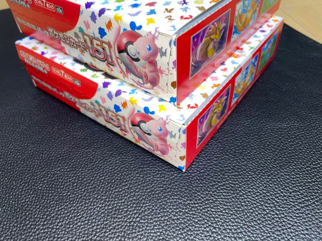 【ポケモンカード】151シュリンクなし2箱〈おまけ〉イーブイヒーローズ・仰天