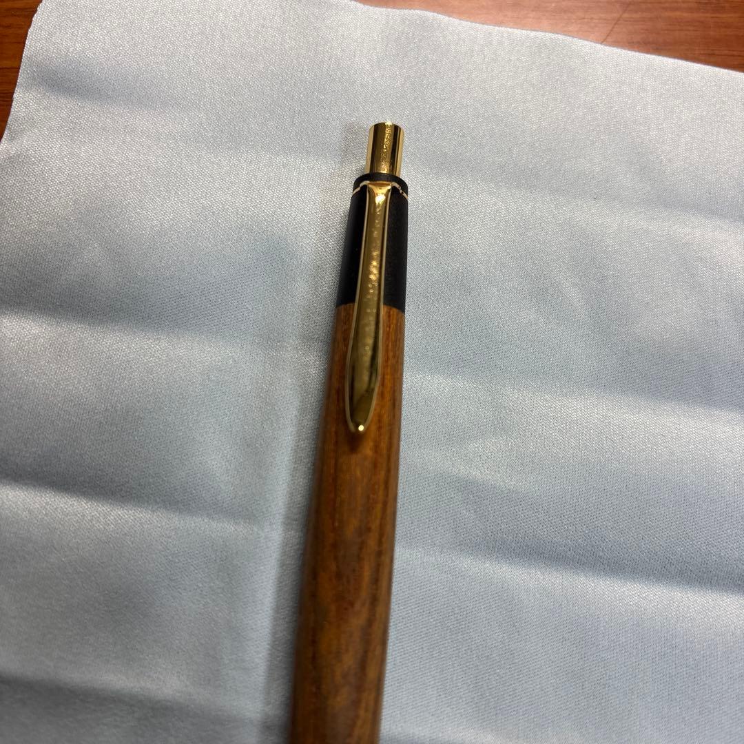 ボナンペン シャーペン0.5 真鍮金具 欅(けやき) オイル付き