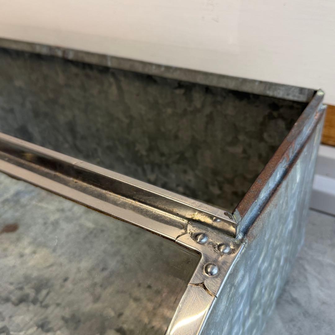 昭和レトロ 駄菓子屋 ショーケース アンティーク ガラス ブリキ (仕切と蓋無)