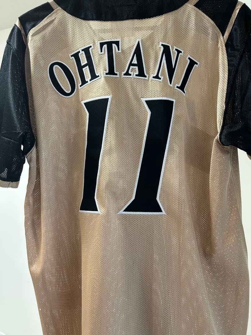 刺繍　大谷翔平 日本ハム 11 レプリカユニフォーム ビジター 130サイズ