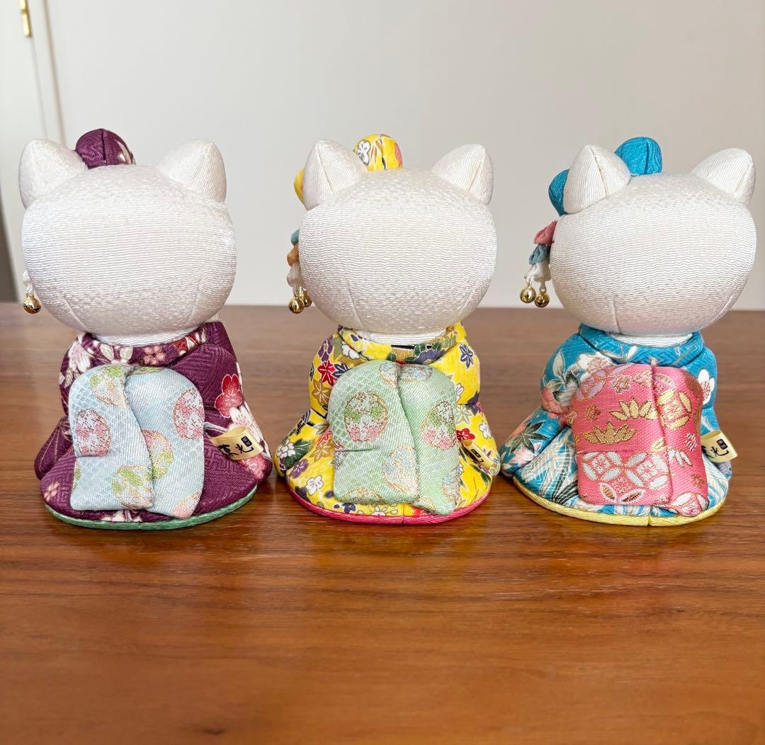 【新品】招き猫　キティー　キティーちゃん　舞妓　コラボ人形　柿沼東光