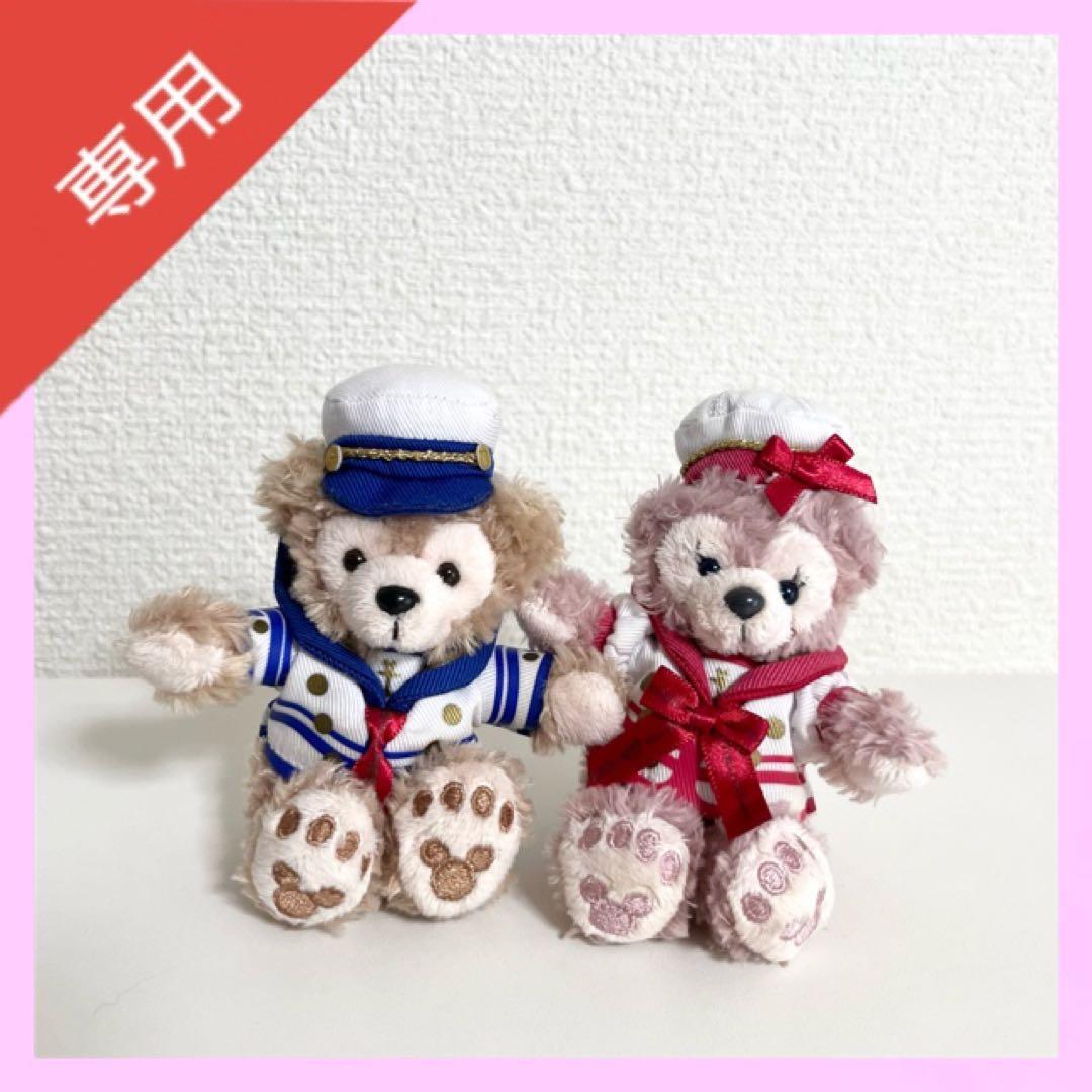 専用】ディズニーシー 2015 ダッフィー シェリーメイ ぬいぐるみ ストラップ