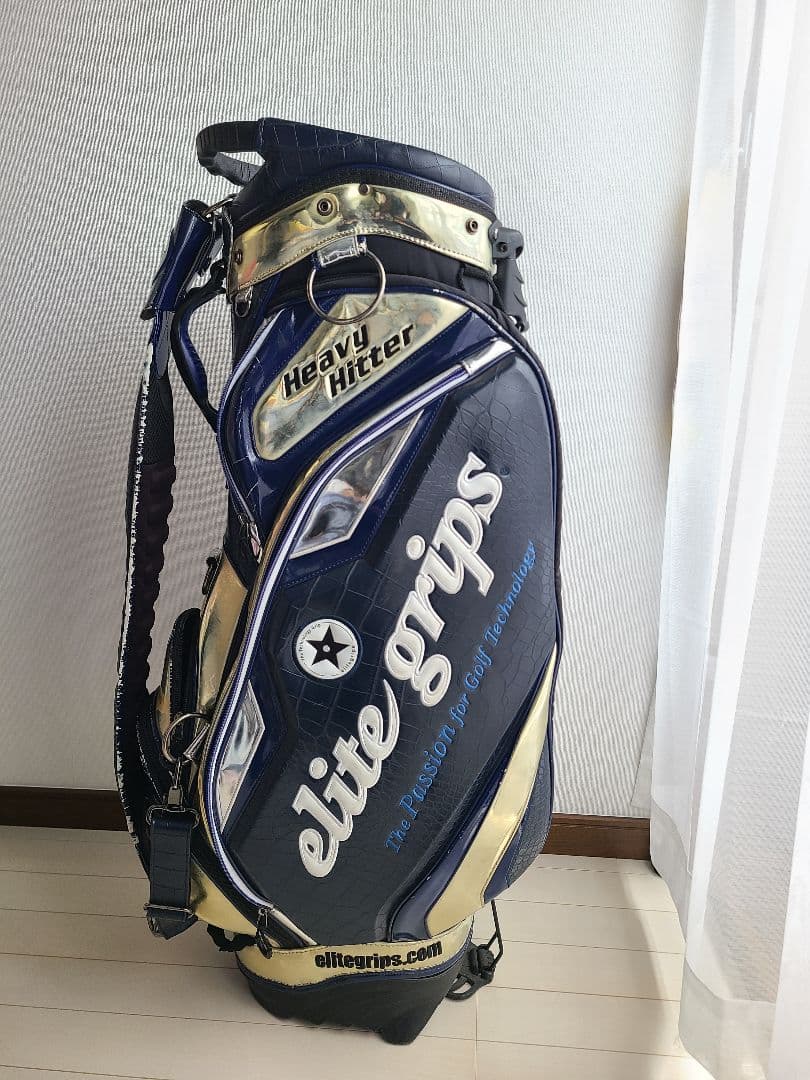 値下げ中!!【限定クロコ柄】エリートグリップ★スタンドキャディバッグ★