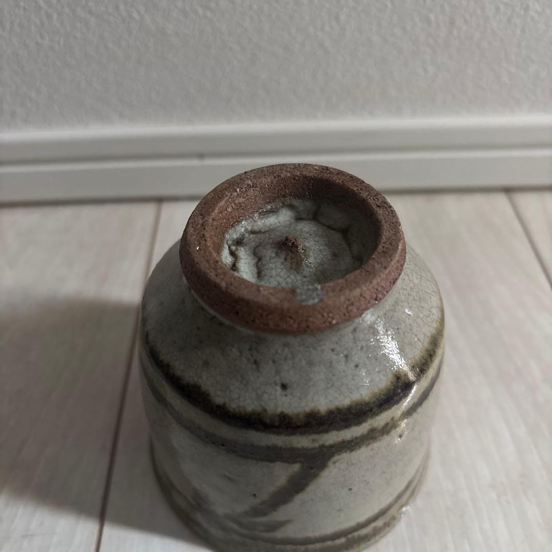 濱田庄司　鉄絵茶碗