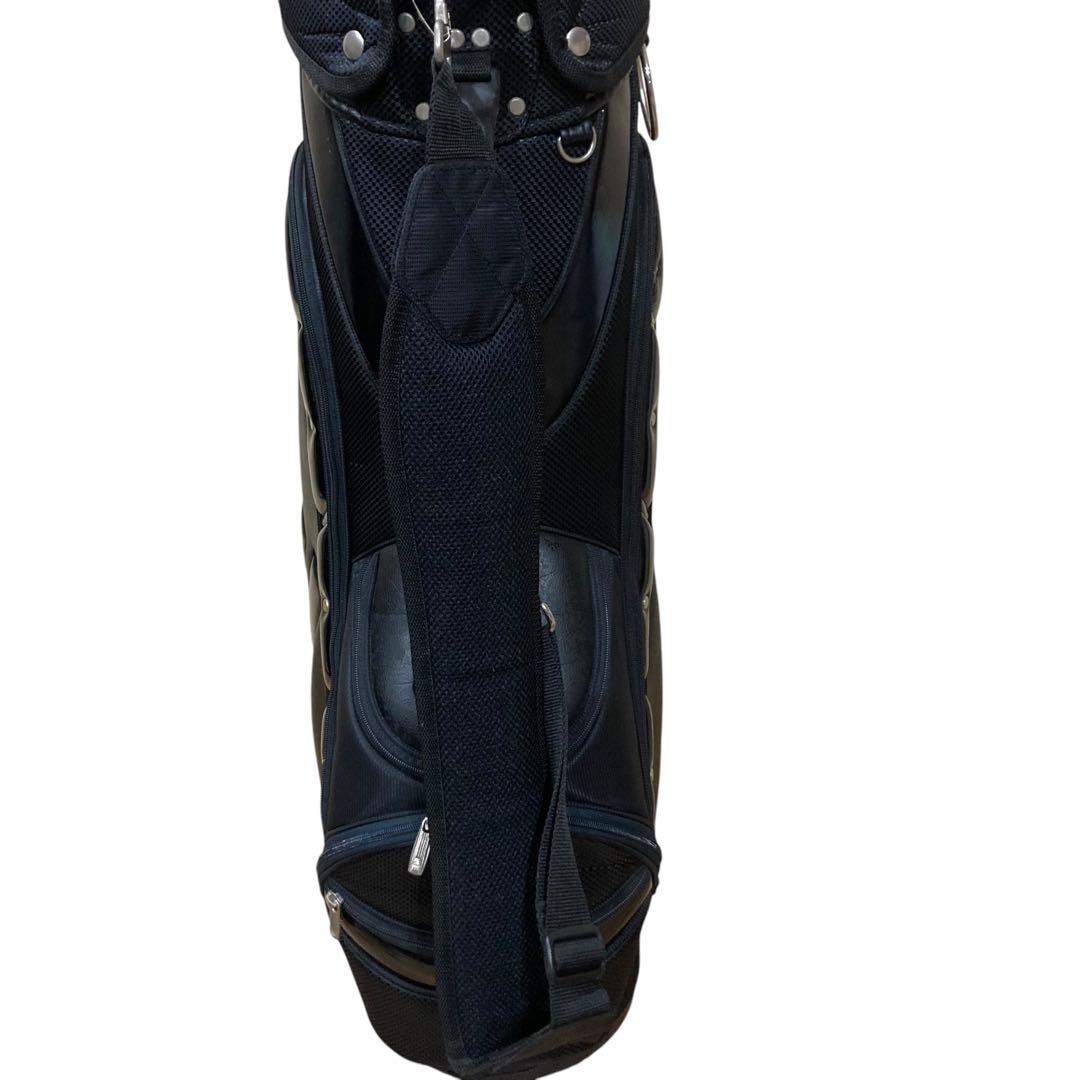 アディダス　ゴルフ　キャディバッグ　ブラック　黒　adidas