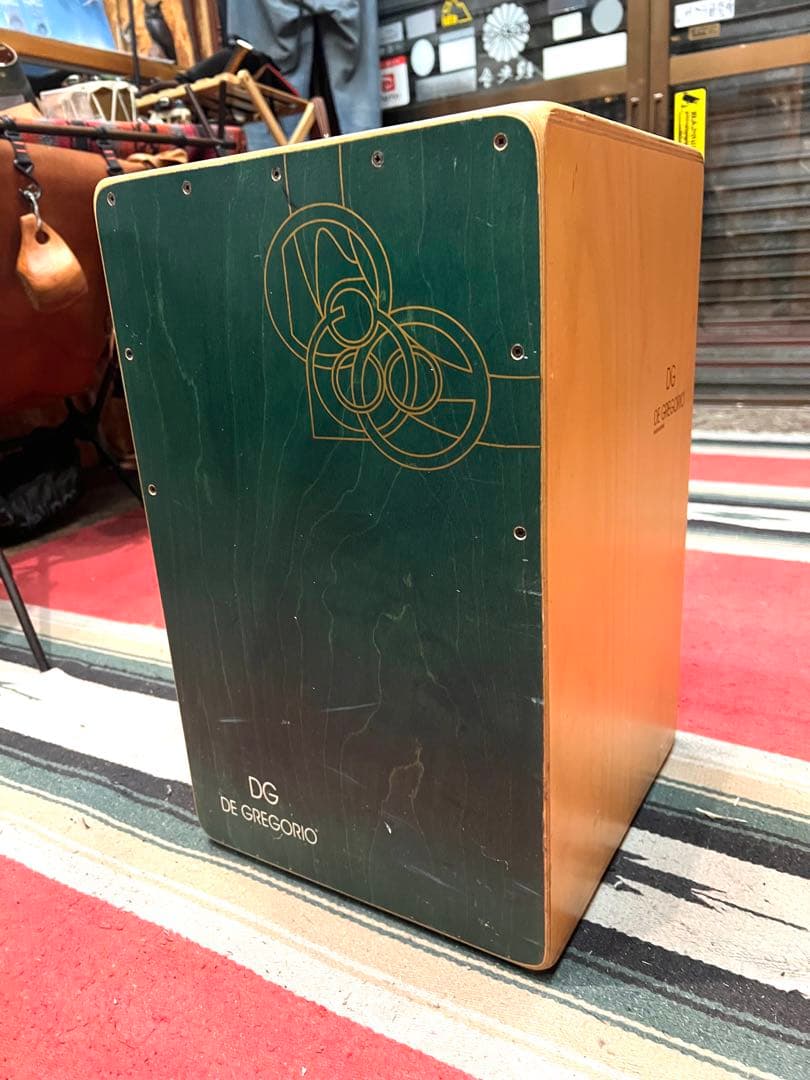 DE GREGORIO カホン 緑/ナチュラル