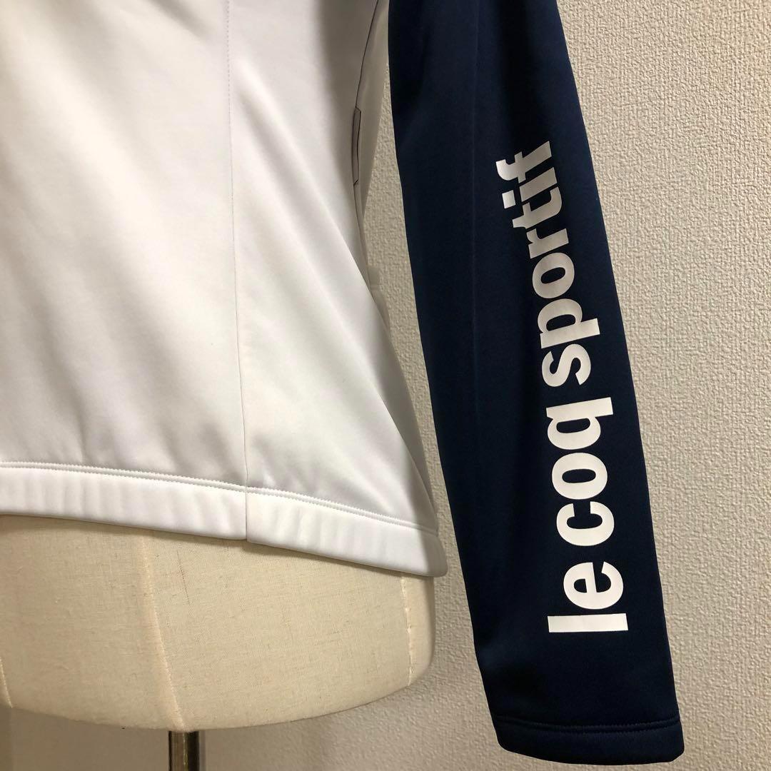 ルコック サイクル ウインター ボンディング ジャージ ホワイト Mサイズ