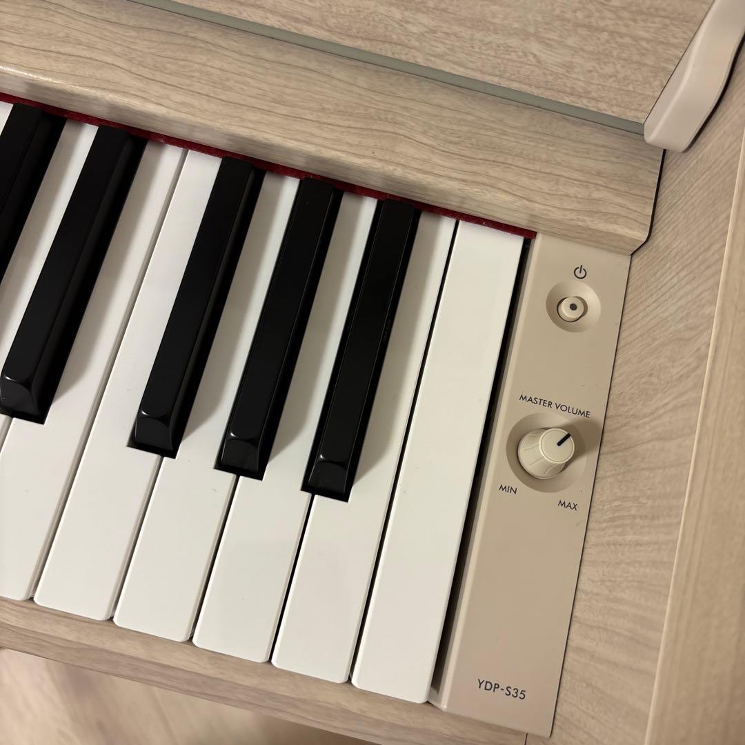 ヤマハ　YAMAHA　電子ピアノ ホワイトアッシュ