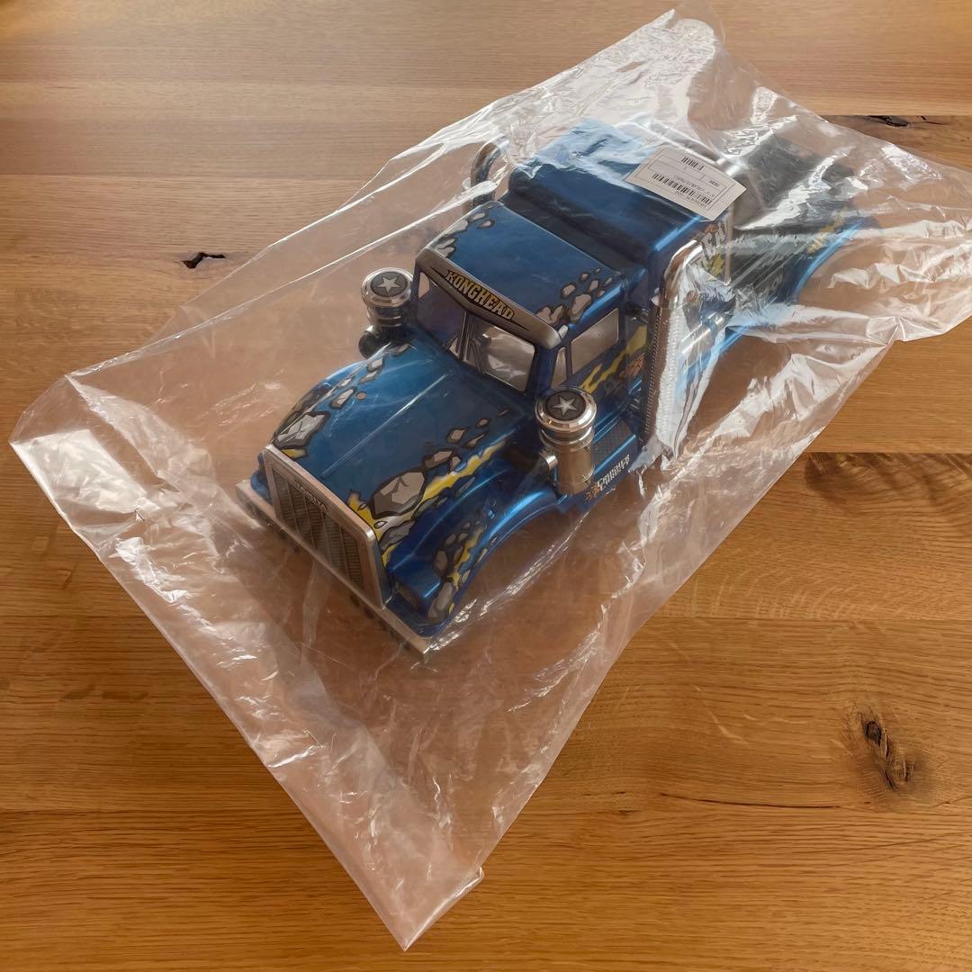 【やっちん】タミヤ 1/18RC XB コングヘッド6x6 塗装済みボディ