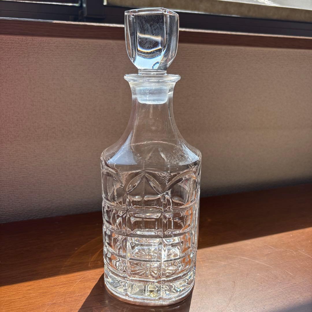 【当選品-非売品】 サントリー角ウイスキークリアガラス 空ボトル700ml