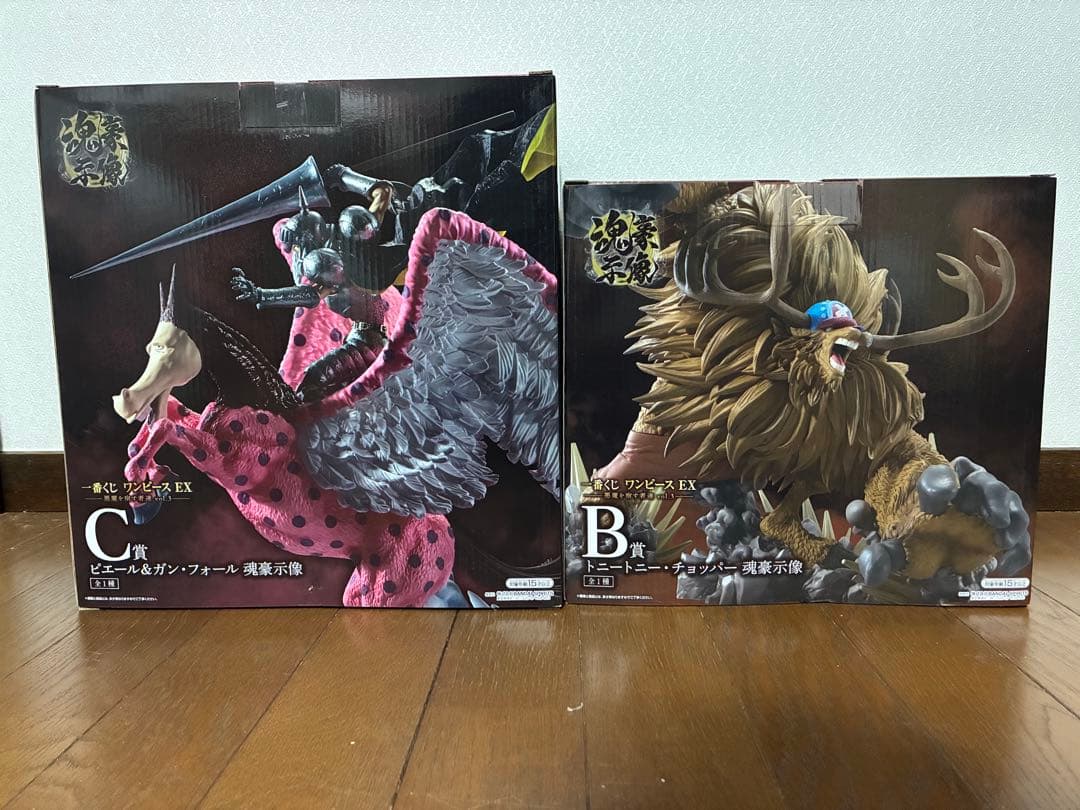 一番くじワンピース B賞トニートニー・チョッパー&C賞ピエール&ガン・フォール