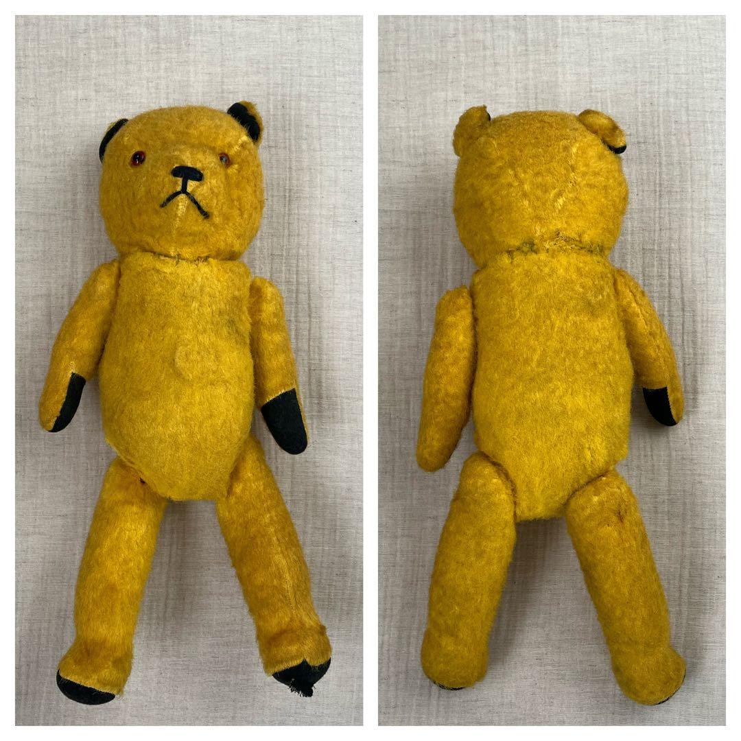 アンティークヴィンテージ英国製テディベア ぬいぐるみセットくまベアドール