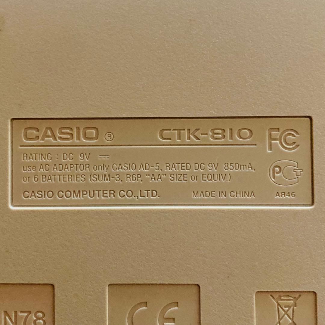 ✨【美品】CASIO カシオ　電子ピアノ　電子キーボード CTK-810 ✨