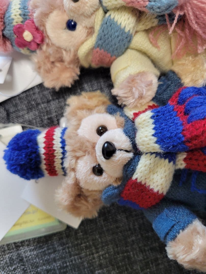 ダッフィー&シェリーメイ　ぬいぐるみバッチ