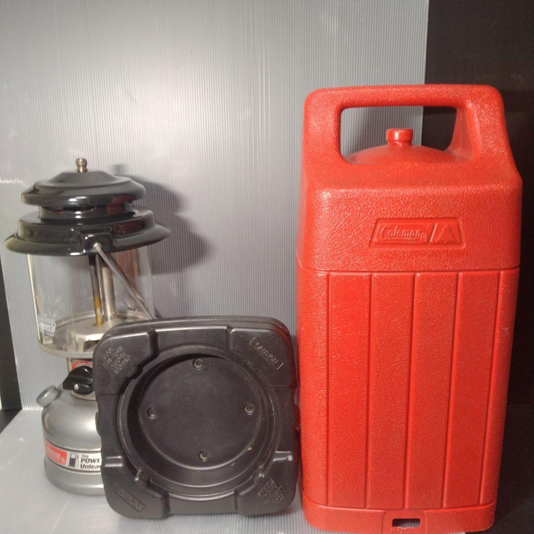 希少旧もみの木ケース付Coleman unleaded295ツーマントルランタン